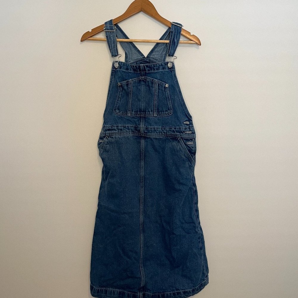 Monki Denim Overall Dress